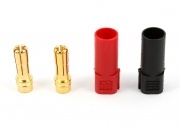 Amass Licensed XT150 6.0mm Bullet Connectors Black/Red Set for ESC/Charger