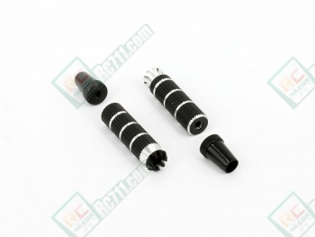 RC711 3mm Controller Stick for Transmitter [Type 02, Black]