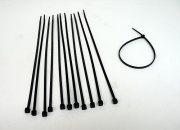 Nylon Cable Ties 160 x 2.5mm Black (12pcs)