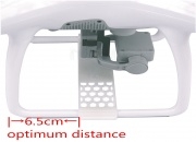 3DPRO Phantom 4 Camera Gimbal Protection CF Bracket with Metal Mounts