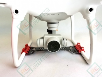 3DPRO Phantom 4 Camera Gimbal Protection CF Bracket with Metal Mounts