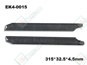 315x32.5x4mm Carbon Fibre Main Blade