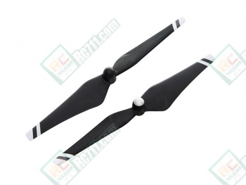 DJI E300 9443 Carbon Fiber Reinforced Self-tightening Props (Black with white strips)