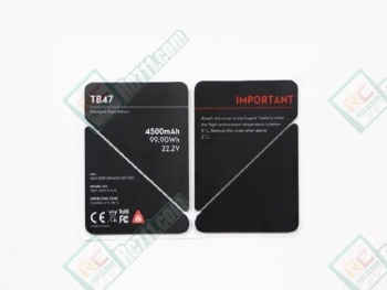 DJI Inspire 1 - TB47 Battery Insulation Sticker