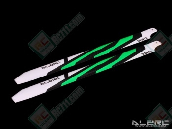 ALZRC 360mm Carbon Fiber Blades (Green)