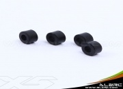 ALZRC X5 Damper rubber (Hardness 75) 4pcs - Black