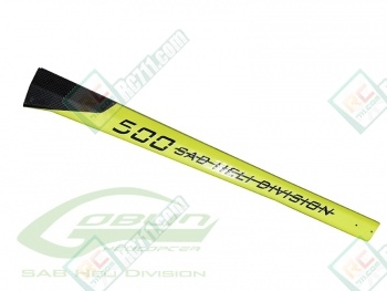 SAB Carbon Fiber Tail Boom Yellow Special Edition - Goblin 500