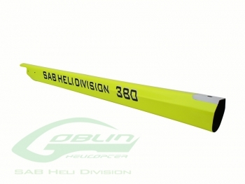 SAB Carbon Fiber Tail Boom Yellow - Goblin 380