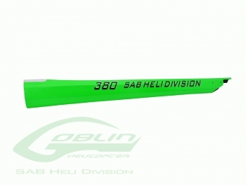 SAB Carbon Fiber Tail Boom Green - Goblin 380