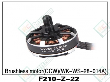 Walkera F210 Brushless Motor (CCW)(WK-WS-28-014A) F210-Z-22