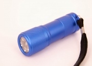 LED Flashlight / Torch (9 Bulbs, Long Lasting) SeaBlue Colour