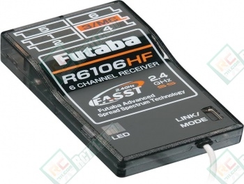 Futaba R6106HF 2.4G 6ch Mid-Range Receiver