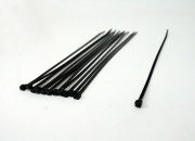 Nylon Cable Ties 200 x 2.5mm Black (12pcs)