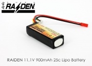 RAIDEN 11.1v 900mAh 15C Li-Polymer battery w/ connector (For Esky Big Lama) Upgraded!!  (Ship to Hong Kong ONLY)